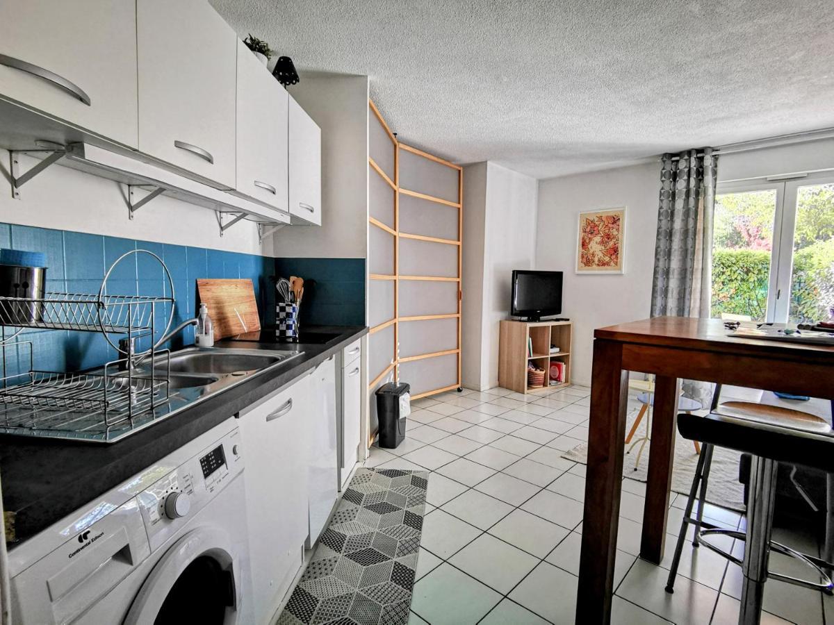Apartamento La Bulle Bleue - Parking-Terrasse-Aeoport-Meet Blagnac Exterior foto